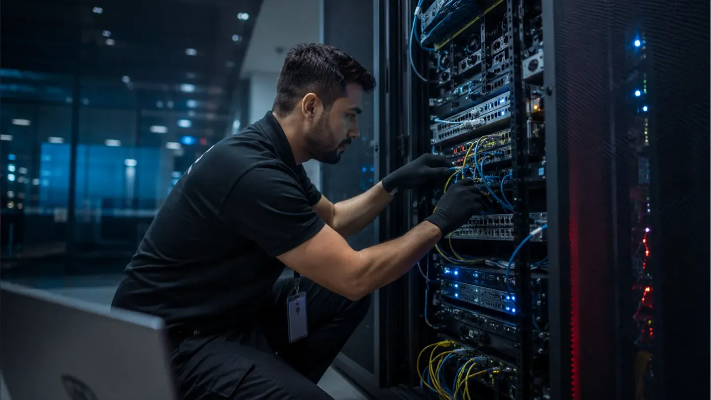 Equipo de FoxTech gestionando infraestructura tecnológica
