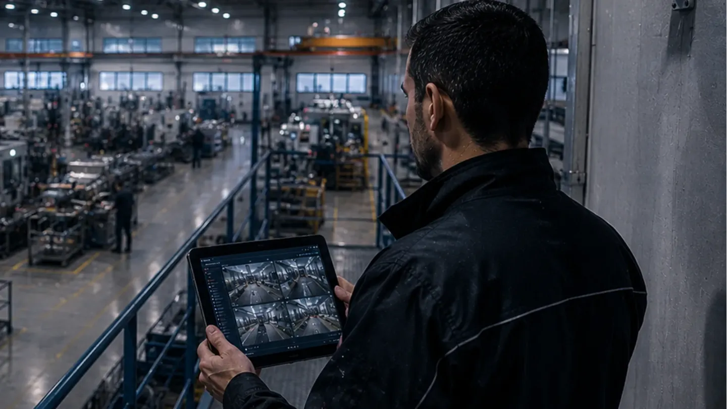 Técnico de FoxTech realizando mantenimiento de infraestructura