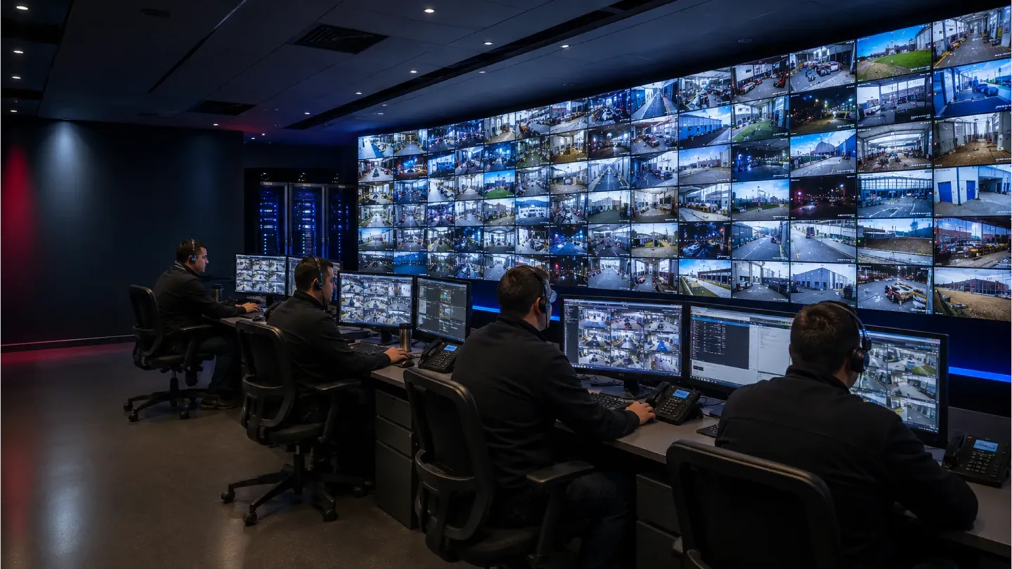 Videowall del Centro de Monitoreo Inteligente